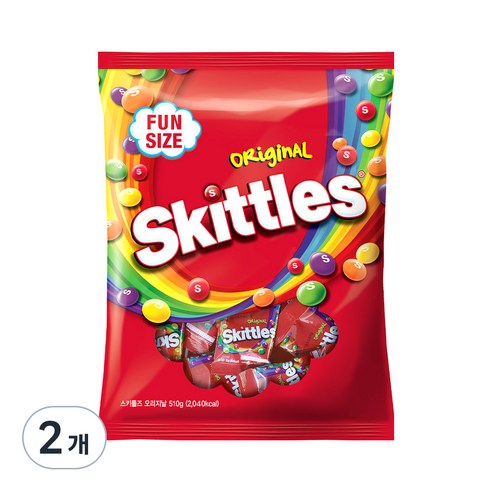 스키틀즈 오리지날, 510g, 2개