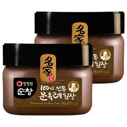 청정원순창 문옥례 된장, 450g, 2개