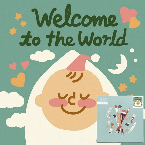 아트조이 DIY 명화그리기 20 x 20 cm, WELCOMETOTHEWORLD, 1개