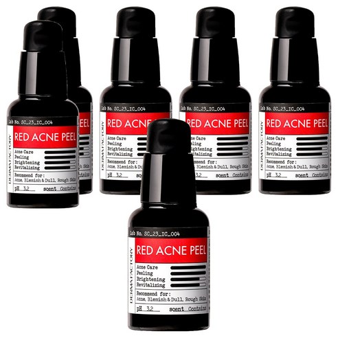 더마팩토리 레드 아크네 필, 30ml, 6개