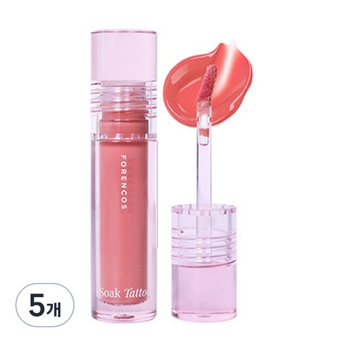 포렌코즈 속타투 틴트, 01 엘로디, 3.1ml, 5개