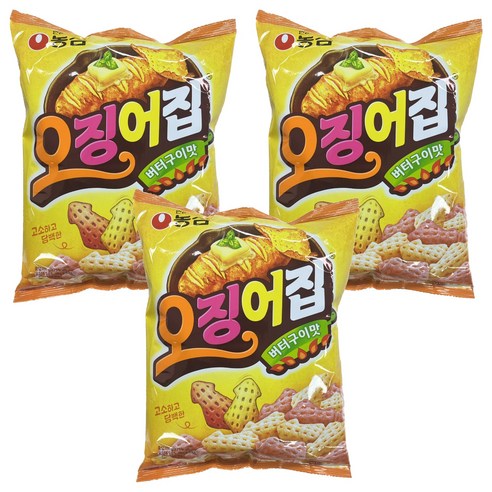 오징어집 버터구이맛, 151g, 3개