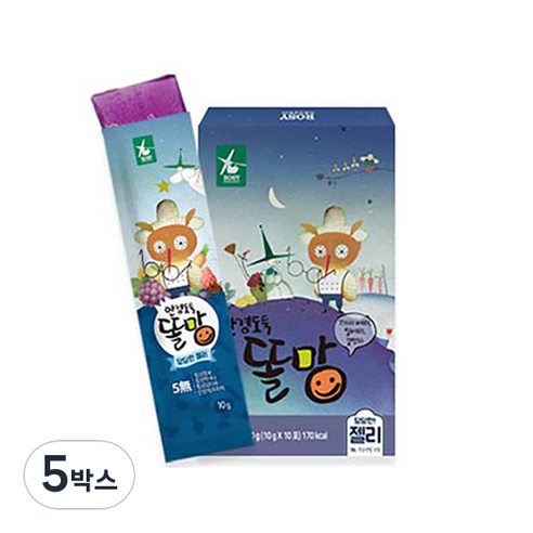 로지오가닉 안경도둑똘망 스틱형 젤리, 5개, 100g