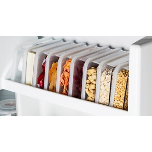 실리쿡 시스루납작이 냉장고 정리용기 깊은알찬세트: 냉장고 정리의 필수품