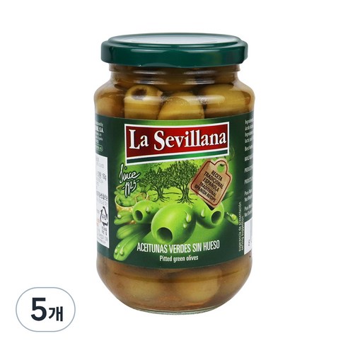 라세빌라나 그린 올리브, 370g, 5개