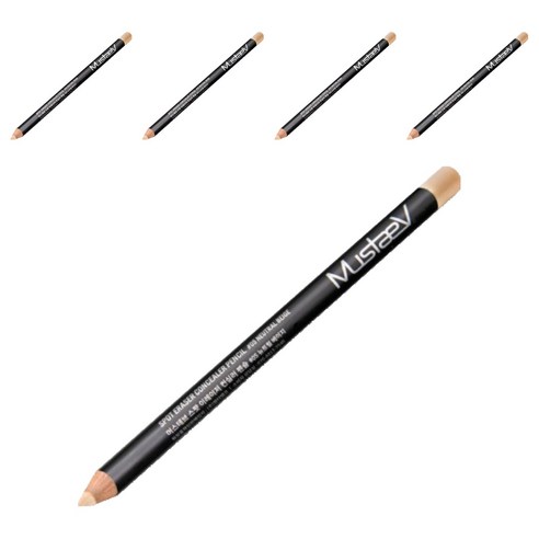 머스테브 스팟 이레이저 컨실러 펜슬 2.5g, 05호 뉴트럴베이지, 5개