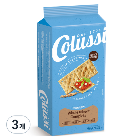 콜루시 통밀크래커, 250g, 3개