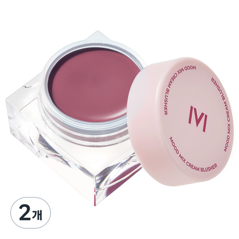 매드피치 무드 믹스 크림 블러셔 10g, 타로 플러쉬 보라, 2개