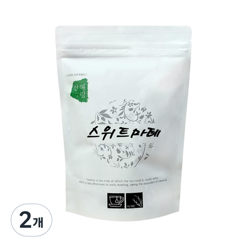산해랑 믹싱티 블렌딩 스위트마테, 100g, 1개입, 2개