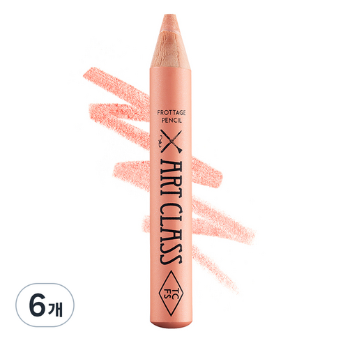 투쿨포스쿨 아트클래스 프로타주 펜슬 아이섀도우, 8호 센티드부케, 6개