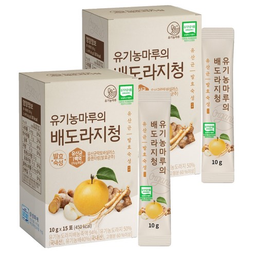 유기농마루 배도라지청, 10g, 15개입, 2개