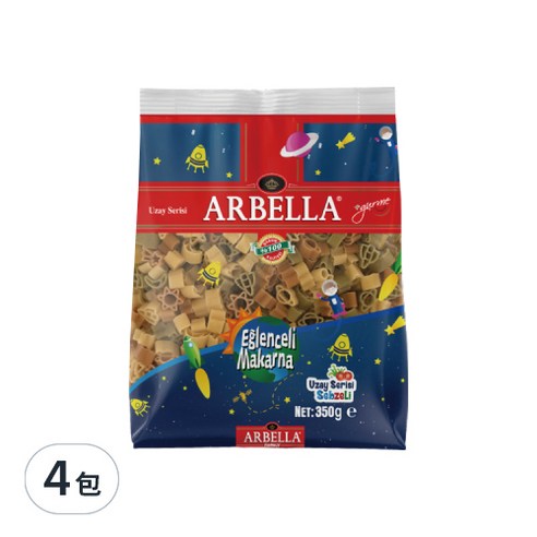 INTL:ARBELLA INTL:eglenceli makarna INTL:350g 義大利麵 造型義大利麵 太空造型義大利麵 ARBELLA 阿貝拉 杜蘭小麥 寶寶麵