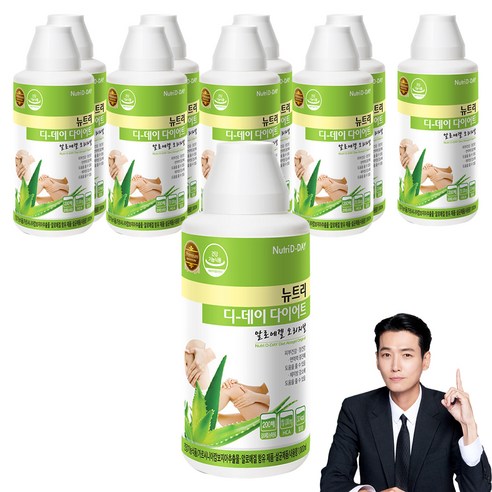 뉴트리디데이 다이어트 알로에겔 오리지날, 1L, 10개