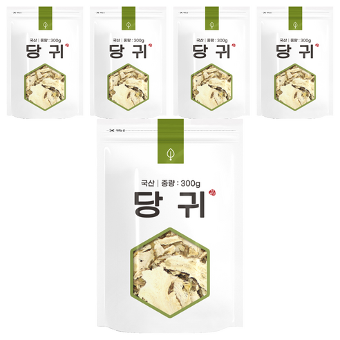 자연초 당귀, 300g, 5개