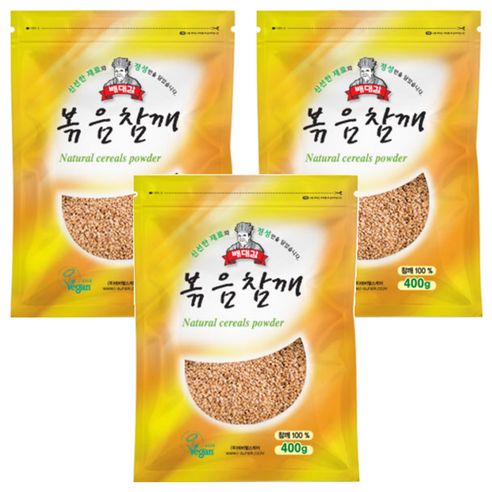 배대감 볶음참깨, 400g, 3개