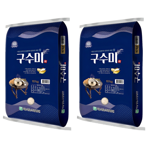 미농 2026년산 햅쌀 구수미 백미 상등급, 상등급, 10kg, 2개
