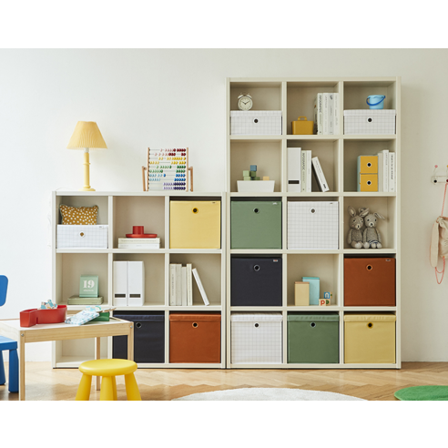 공간에 싱그러움을 더하는 마법, 한샘 샘 폴리 수납 바스켓 딥그린