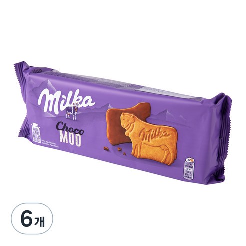 밀카 초코무, 200g, 6개