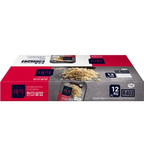 The미식 현미쌀밥, 180g, 12개