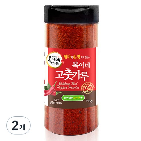 복이네먹거리 국산 고춧가루 안매운 순한맛, 115g, 1개