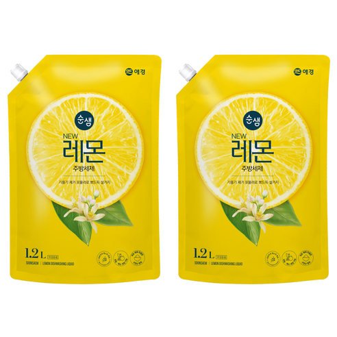 순샘 뉴 레몬 주방세제, 2개