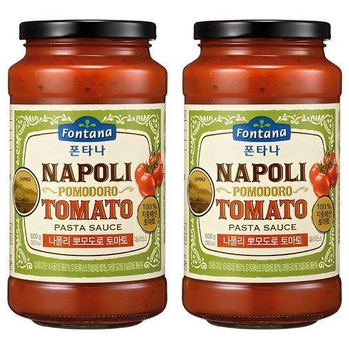 이탈리아 햇살을 담은 풍요로운 맛, 폰타나 나폴리 뽀모도로 파스타 소스 폰타나파스타소스