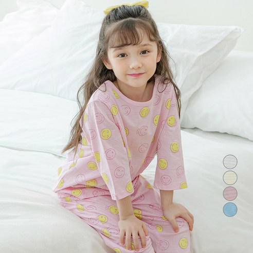 꿈결처럼 부드러운 감촉, 롤리트리 아동용 7부 쟈가드 내의로 사랑스러운 아이에게 포근함을 선물하세요 아동내의