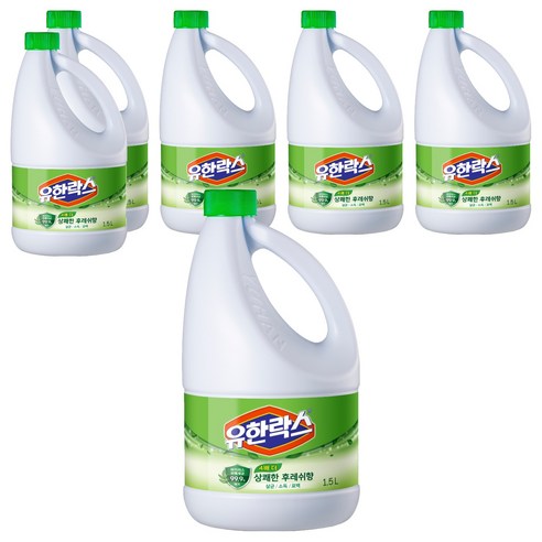 유한락스 후레쉬, 1.5L, 6개
