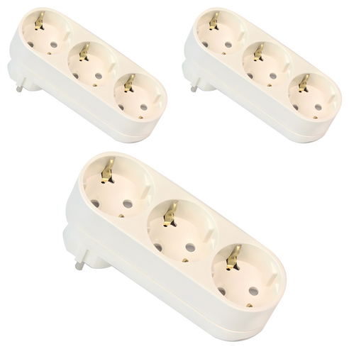 써보니 I자형 멀티탭 16A 3구, 3개