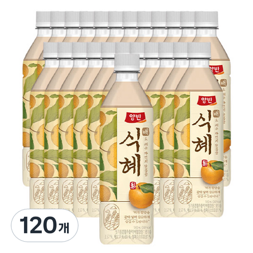 양반 배 식혜, 500ml, 120개