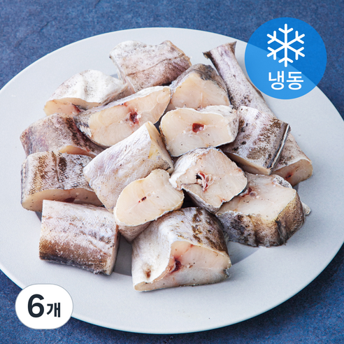 고등어청년 절단동태 토막당 50~60g (냉동), 6개, 1kg