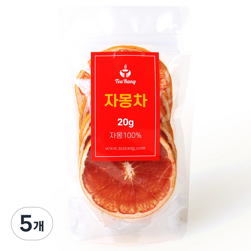 티랑 건조 자몽차 5팩 (20g x 5) 티랑 건조 자몽차 5팩 (20g x 5)