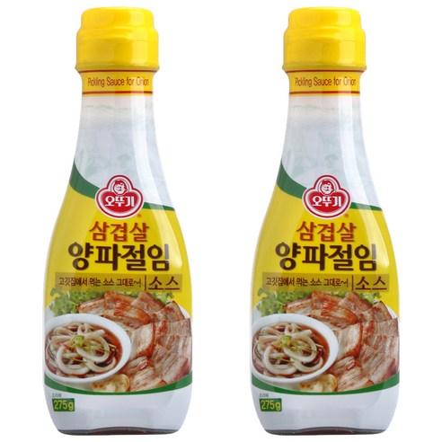 오뚜기 삼겹살 양파 절임 소스, 275g, 2개
