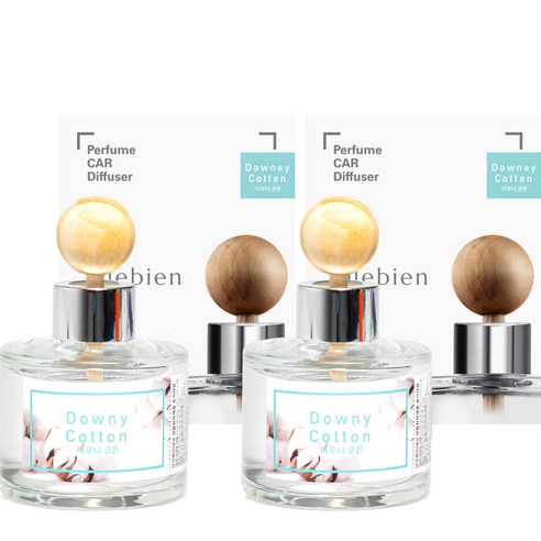 올레비엔 퍼퓸 디퓨저 120ml, 다우니코튼, 2개