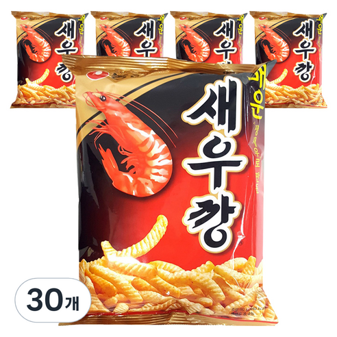 새우깡 매운새우깡, 90g, 30개