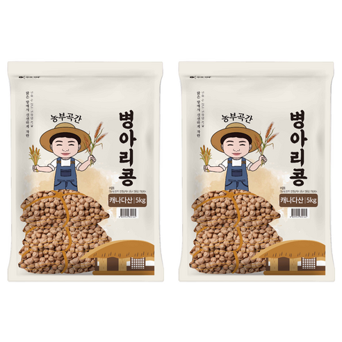 농부곡간 캐나다산 병아리콩, 5kg, 2개