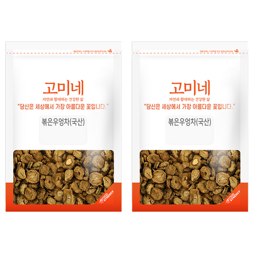 고미네 볶은 우엉차 국산, 300g, 1개입, 2개