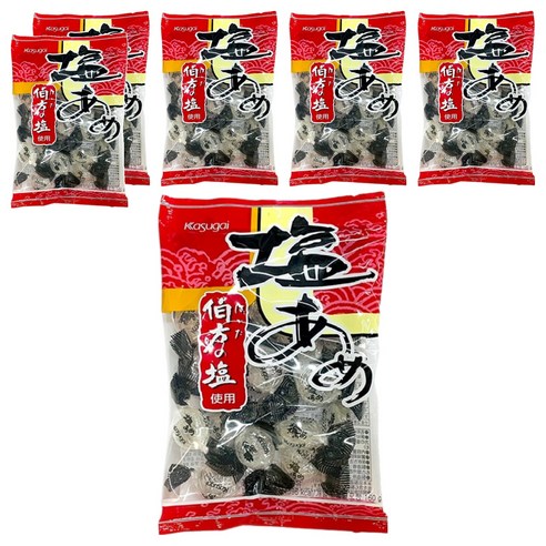 카수가이 시오아메 소금사탕, 140g, 6개