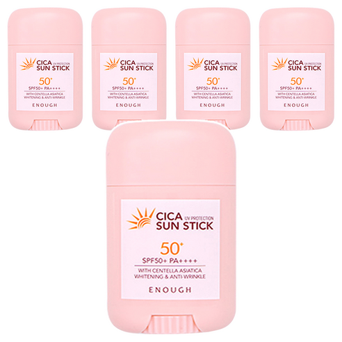 이너프 시카 선스틱 SPF50+ PA++++, 20g, 5개