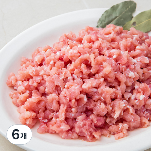 곰곰 한돈 뒷다리살 다짐육 (냉장), 400g, 6개