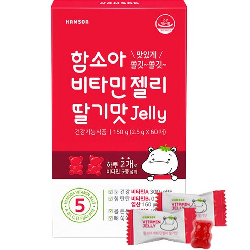 함소아 비타민젤리 딸기맛, 150g, 1개