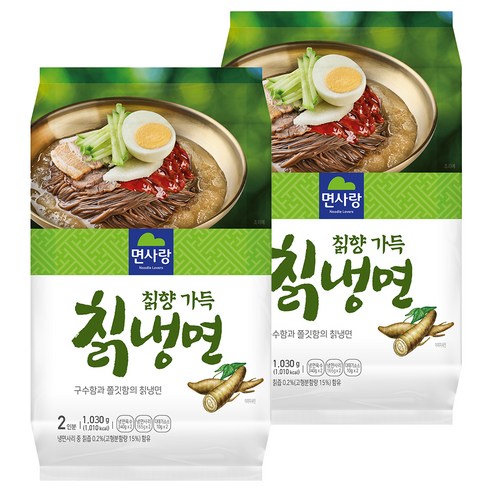 면사랑 칡향 가득 칡냉면 1030g, 2개