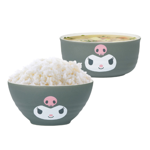 귀여움과 실용성을 겸비한 쿠로미 도자기 식기세트