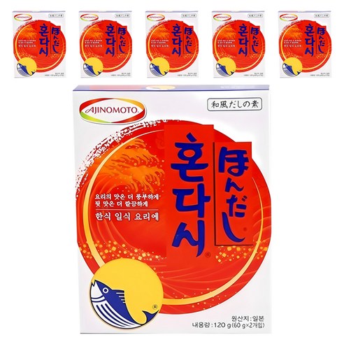 혼다시 조미료, 120g, 6개