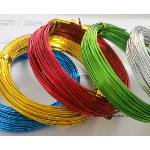 수공예 컬러 철사로 나만의 창작물을 만들어보세요