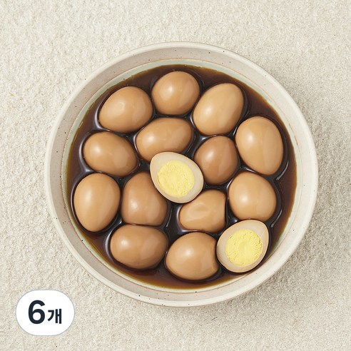 집반찬연구소 메추리알 간장조림, 230g, 6개