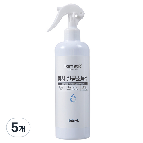 탐사 살균 소독수, 500ml, 5개