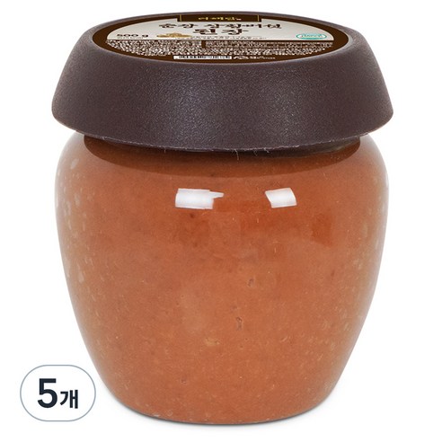 더해담 순창 상황버섯 된장, 500g, 5개