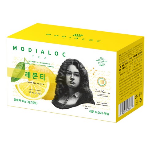 모디알록 레몬 과일차, 2g, 20개입, 1개