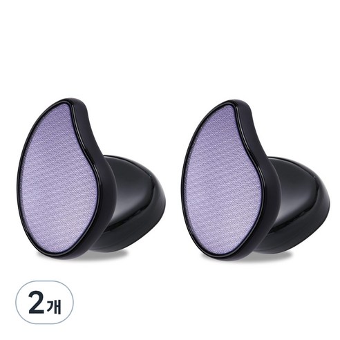 아늑공간 풋파일 발각질 제거기 블랙, 2개입, 2개, 73g